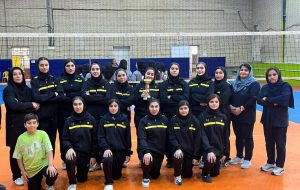قهرمانی تیم والیبال دختران پتروشیمی مارون در لیگ استان خوزستان