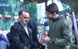 گفت‌وگوی بندرماهشهری ها با دوربین ماه‌خبر در راهپیمایی ۲۲ بهمن ۱۴۰۳