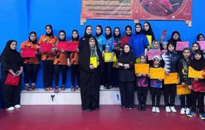 درخشش دختران بندرماهشهری در مسابقات قهرمانی تنیس روی میز استان خوزستان