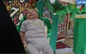 برگزاری آیین شیرخوارگان حسینی در بندرماهشهر