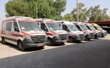 تجهیز ناوگان آمبولانسی بهداشت و درمان صنعت نفت ماهشهر به ۶ دستگاه آمبولانس پیشرفته