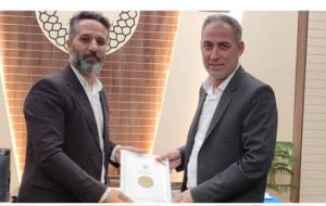 مراسم تکریم و معارفه مسئول جدید حراست فرمانداری بندرماهشهر برگزار شد