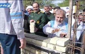 ویدیو+ خشت گذاری مدرسه شهید باکری شهر چمران با مشارکت پتروشیمی اروند برگزار شد