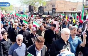 حضور جماهری لأهالی ماهشهر فی یوم القدس لألصمود أمام طغاه العصر
